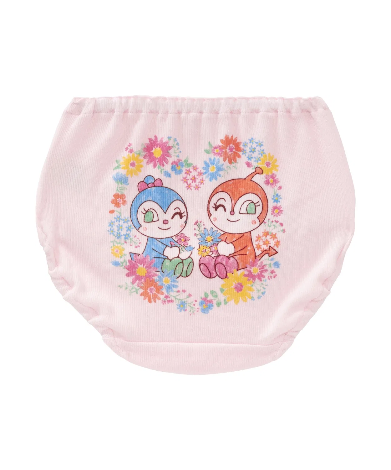 Детские трусы для девочек с цветочным принтом, комплект из 2 штук ANPANMAN KIDS COLLECTION, Pink — фото 3