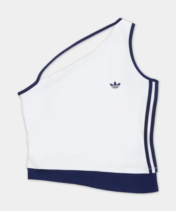 Топ на одно плечо Tank, белый, Adidas