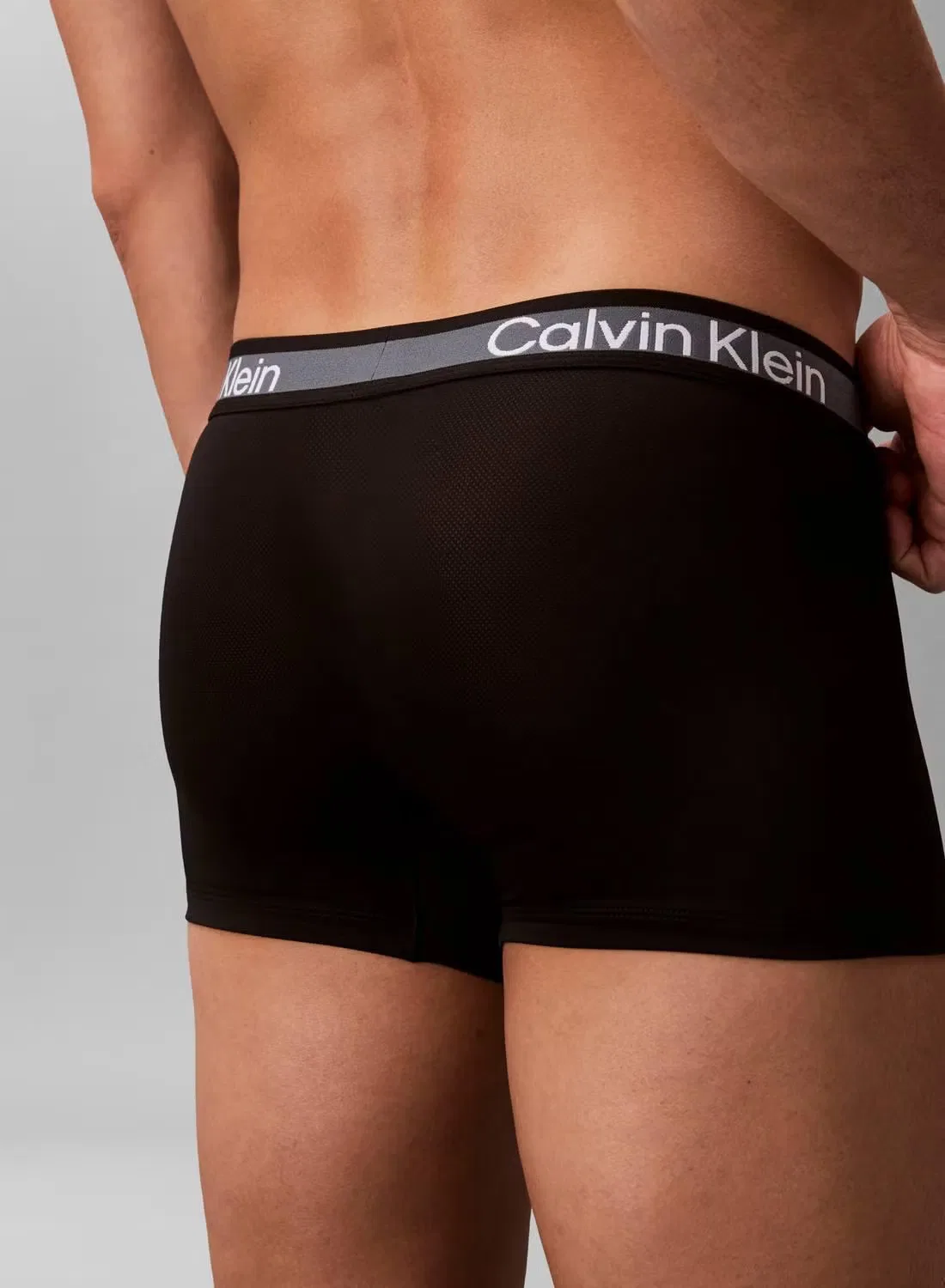 Трусы-боксеры из дышащей сетки Icon Active Mesh Calvin Klein, черный — фото 4