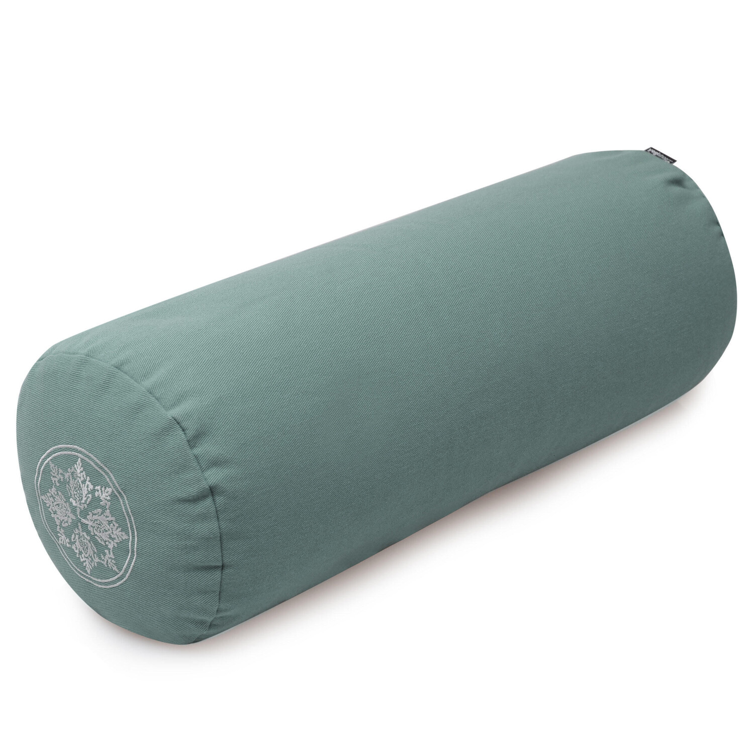 

YOGISHOP.COM Yoga Bolster круглый - винтаж - органический хлопок, оливково-зеленый