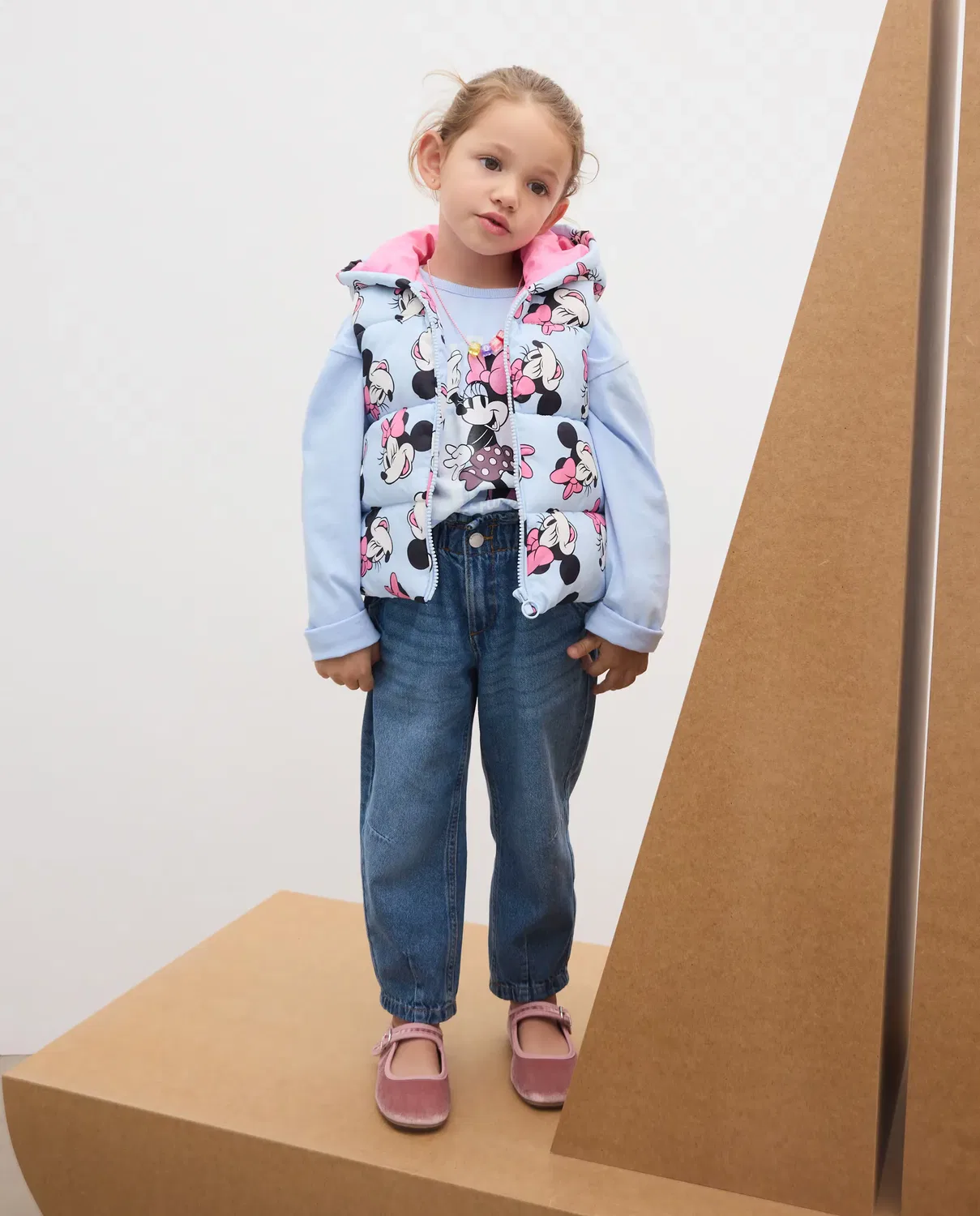 Детский жилет для девочек с принтом Minnie Mouse Kids El Corte Inglés, Azul Marino
