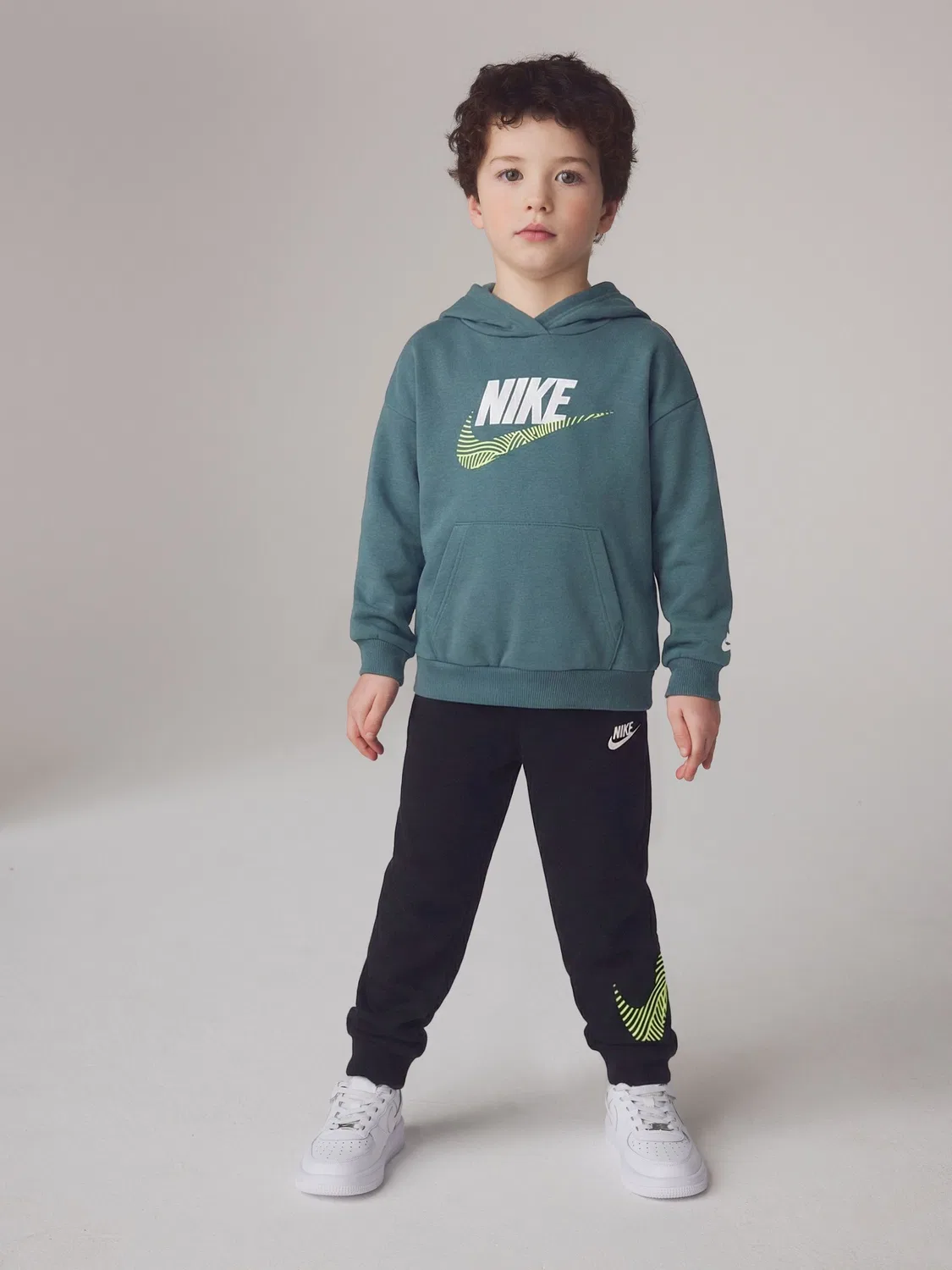 Костюм спортивный, оверсайз, ITZ Nike, черный