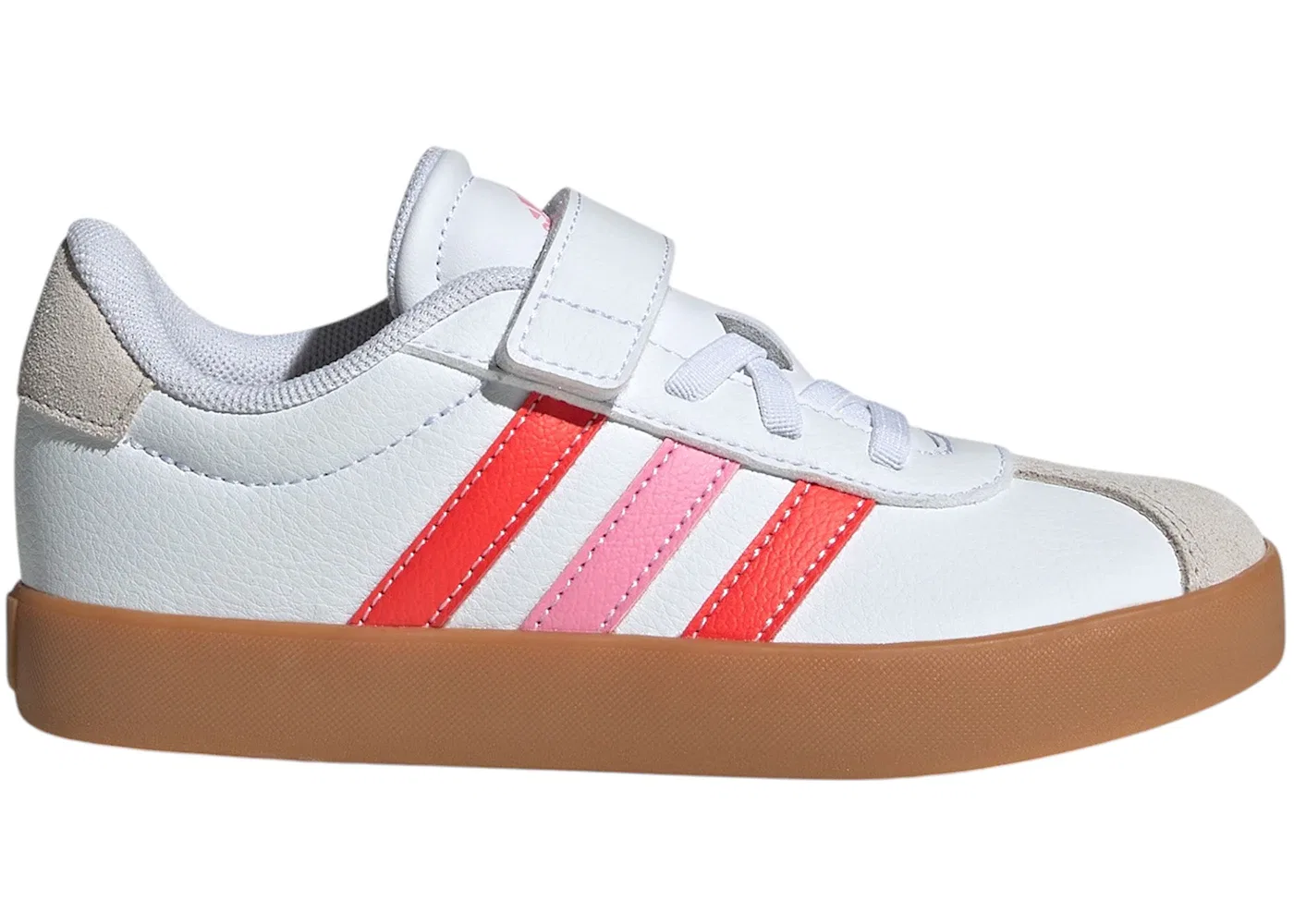 Детские кроссовки Lifestyle Adidas VL Court 3.0, Cloud White Bright Red Bliss Pink