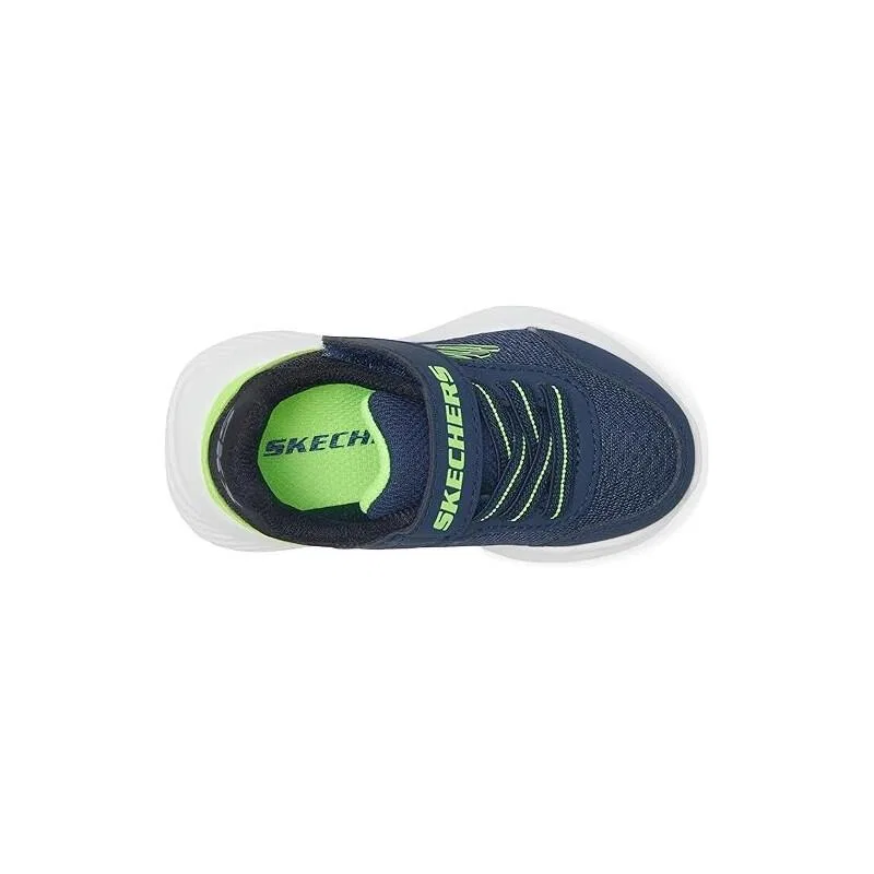 Детские кроссовки Skechers 403908N-NVLM, Цвет BLAU / GRUN — фото 3
