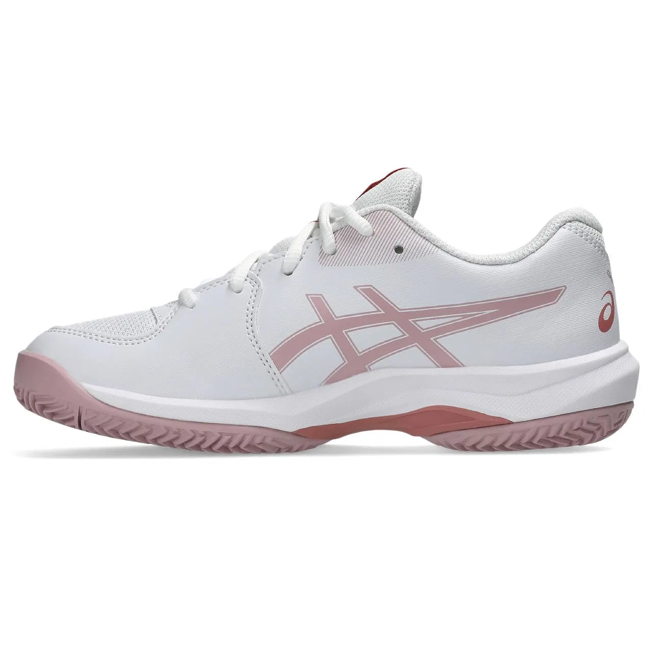 Детские кроссовки для мальчиков и девочек с открытым верхом Gel-Game Gs Clay/Oc ASICS, White Morganite — фото 4