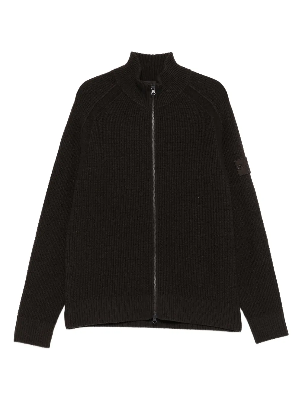 

Кофта на молнии с высоким воротником Stone Island, коричневый