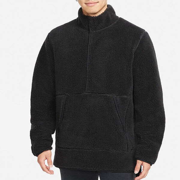 Куртка Nike Yoga Casual Sports Loose Stand Collar Training Jacket Black, черный — фото 4