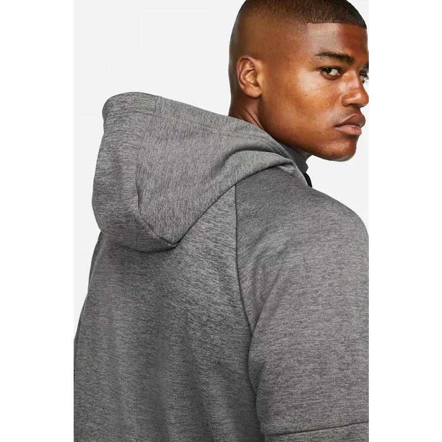 Мужской термо-худи Nike Therma Fit Full Zip Hoodie, Антрацитовый — фото 4