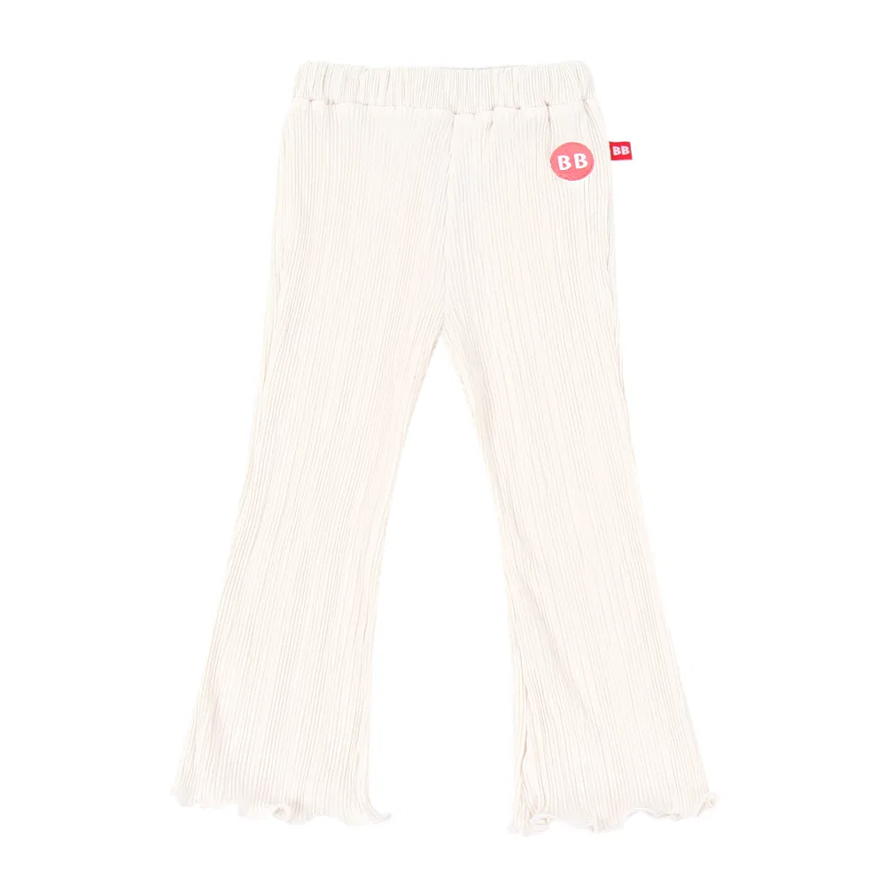 Детские брюки-клеш BABYBLEE, модель D22335 BB, кремовые