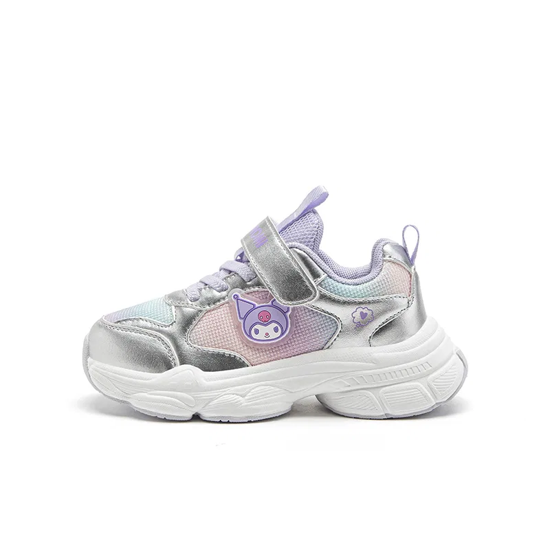 Детские кроссовки для бега Hello Kitty Kids' Running Shoes Sanrio, Silver-Kuromi