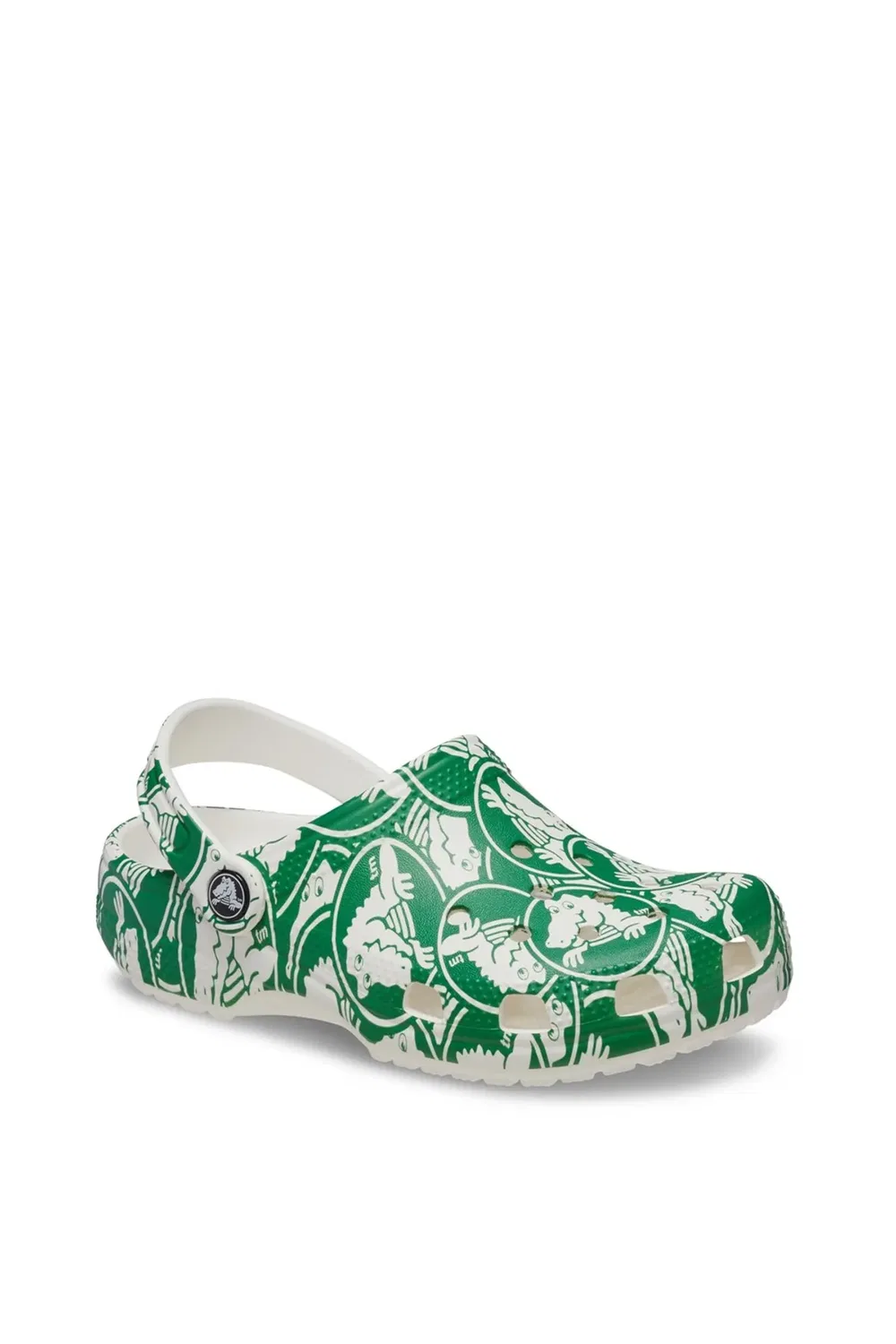 Детские классические сабо с графическим принтом Crocs, Green — фото 2
