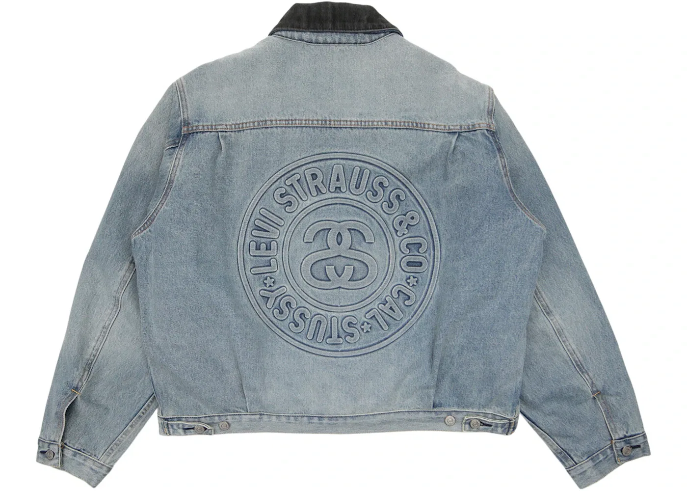 Детская куртка с принтом Jacket Stussy, Stussy Rugged-Blue