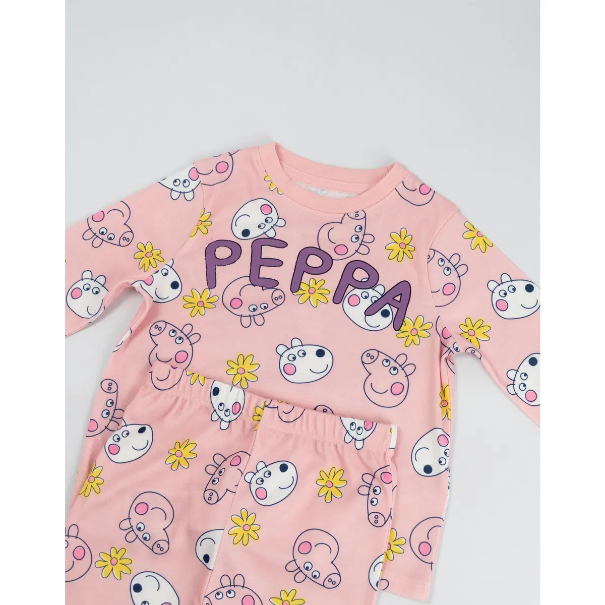 Детская пижама с длинным рукавом и длинной штаниной Character Peppa Pig, Multi — фото 4