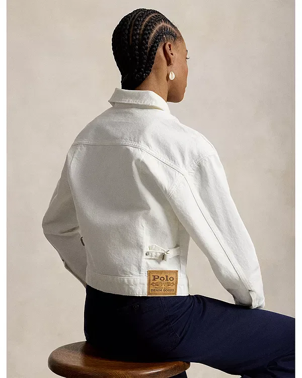 Женская джинсовая куртка из турецкого денима Ralph Lauren, Carini — фото 4
