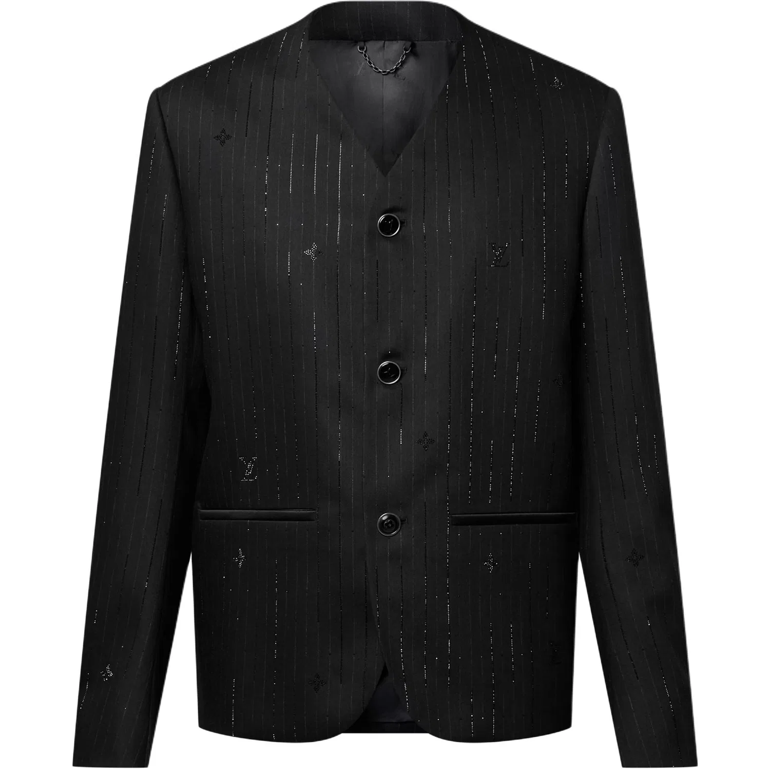 Мужской деловой костюм SS26 Business Suit Coat, LOUIS VUITTON, Black