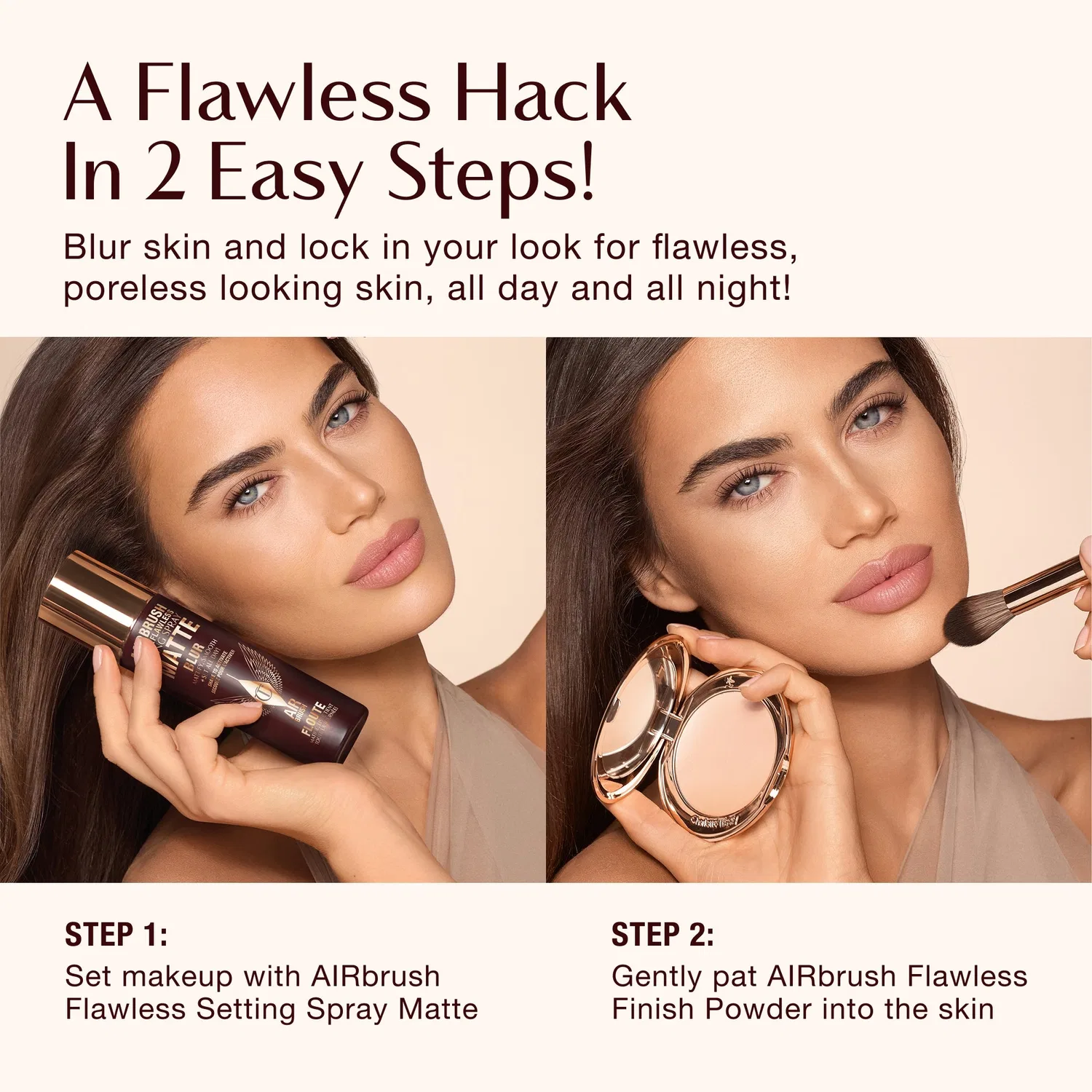 Матирующий спрей для макияжа Airbrush Flawless Setting Spray, 100 мл, Charlotte Tilbury — фото 4