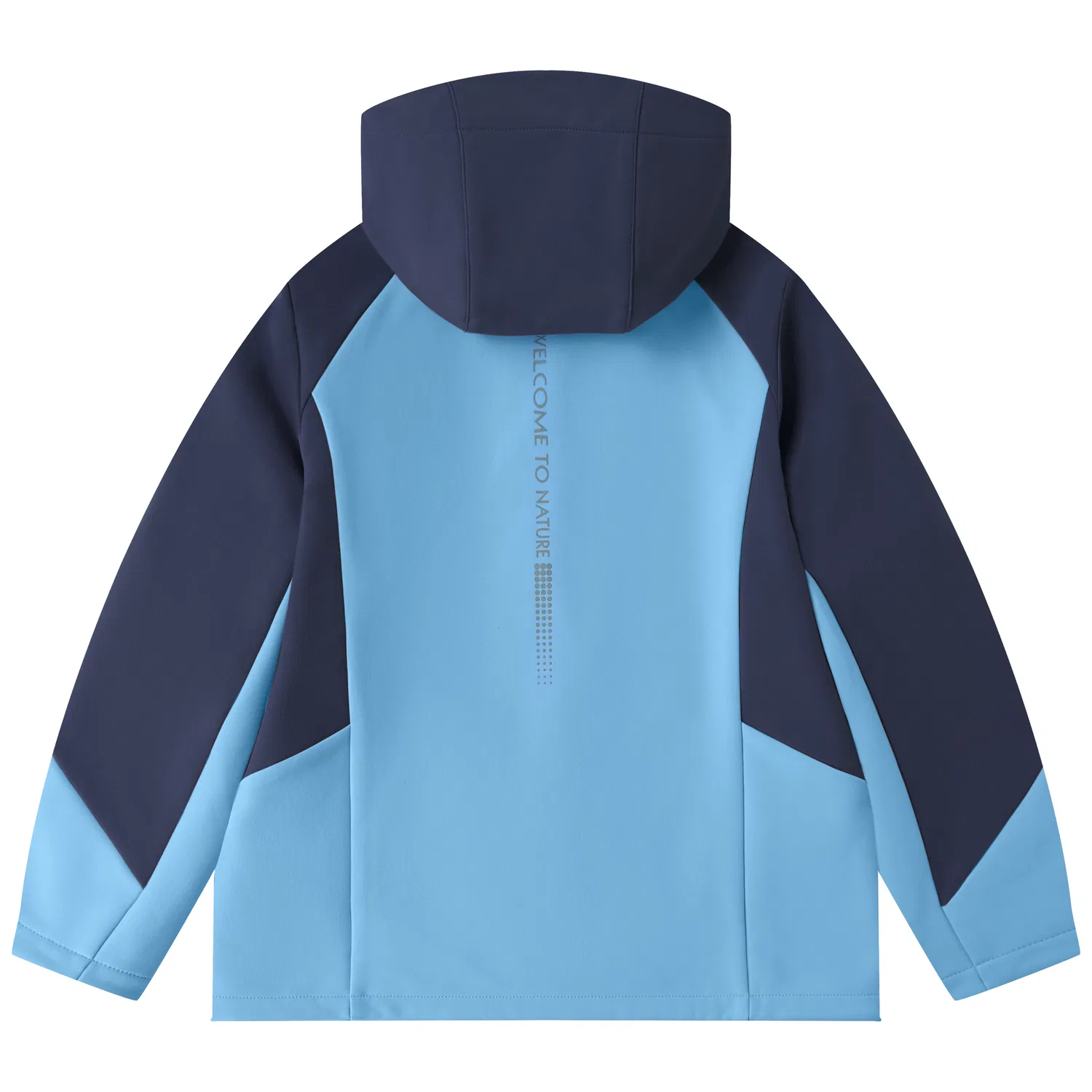 Детская софтшелл-куртка PELLIOT, Цвет Misty Blue+Stratigraphic Gray — фото 4