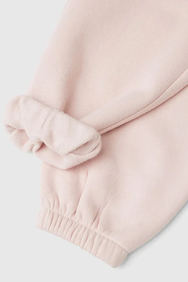 Детские спортивные штаны для девочек с принтом United Colors Of Benetton, Pink — фото 3