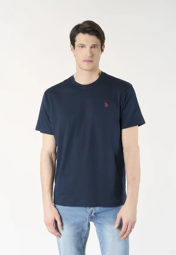 Футболка хлопковая Basic t-shirt U.S. Polo Assn, blu U.S. Polo Assn., синий