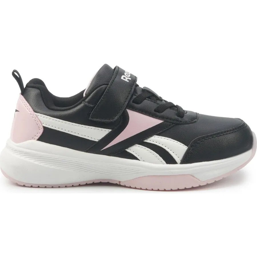 Кроссовки повседневные с принтом Reebok Poine One Kds, Черно-розовый