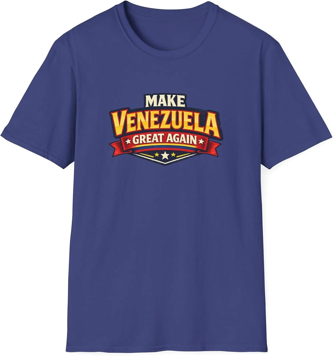Женская футболка с принтом Venezuela Libre, Metro Blue