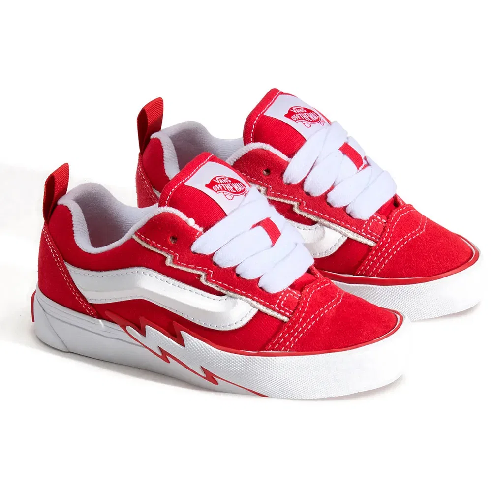 Детские кроссовки с болтом Vans Knu Skool Bolt, Red