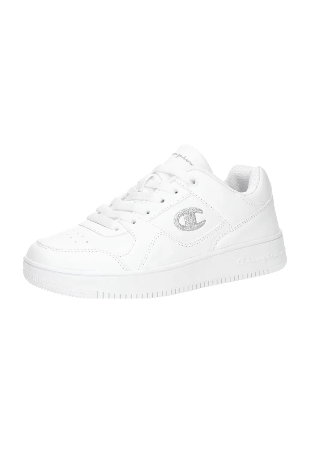 Детские кроссовки для девочек с закрытым носком Rebound Low G Gs Champion, White Ww001 — фото 2