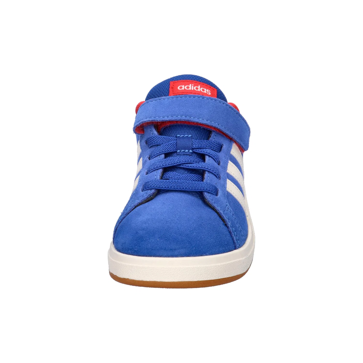 Детские кроссовки с замшевым верхом GRAND COURT 00s EL C Adidas, Konigsblau Weiss Rot — фото 3