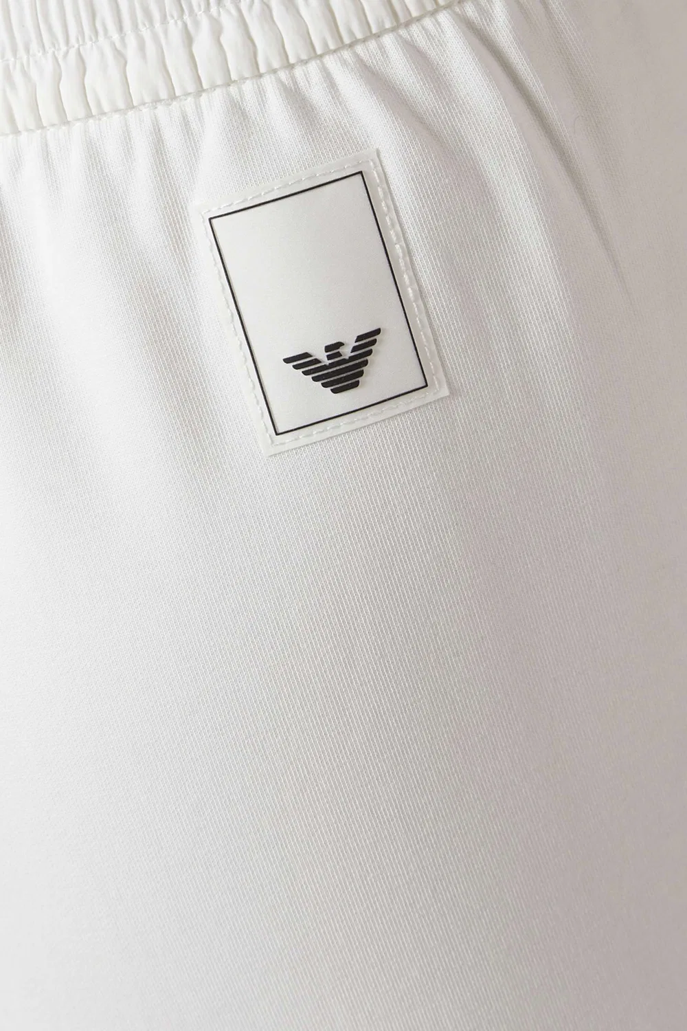 Брюки из футера Emporio Armani, белый — фото 4