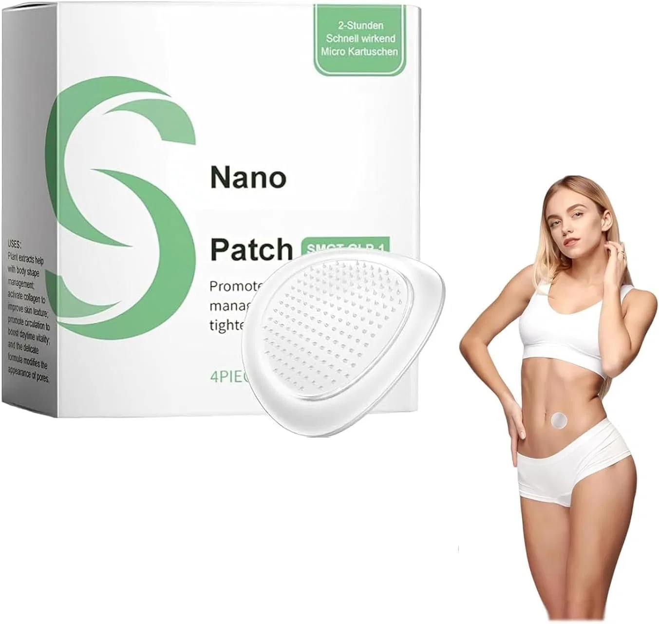 Патчи для тела Nano Patches с экстрактом имбиря для подтяжки и ухода, HFVUYAR