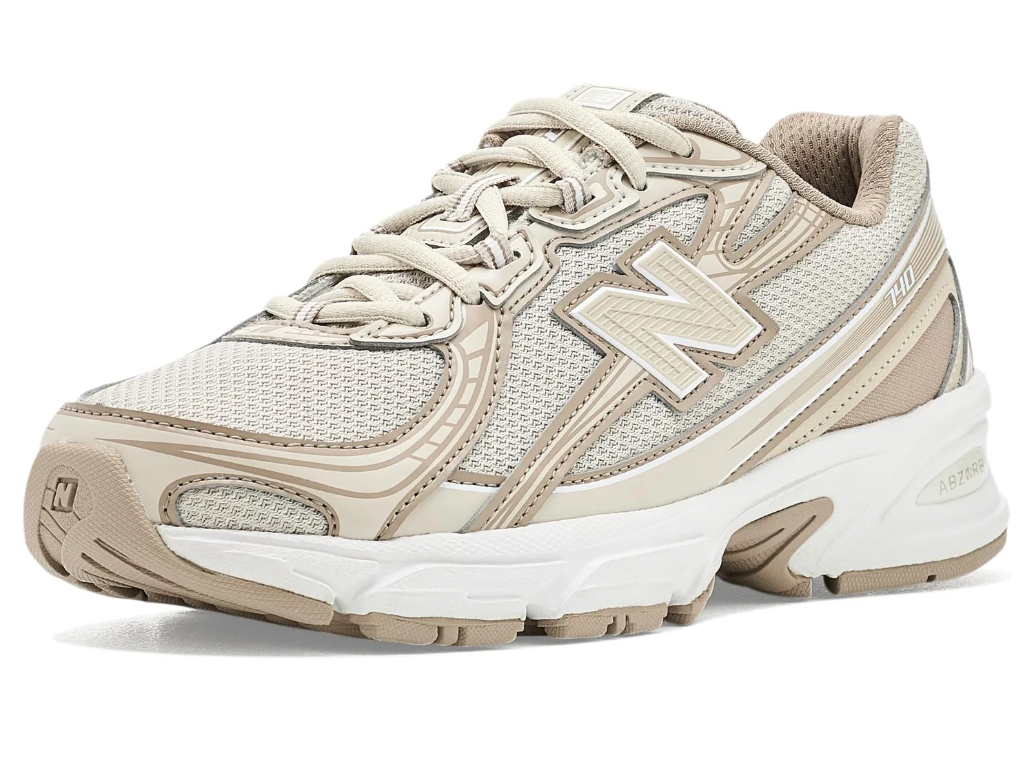 Кроссовки 740 Lace (для маленьких и больших детей) New Balance Kids, Timberwolf/Driftwood