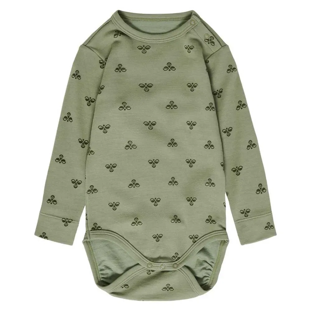 Боди с длинным рукавом Bambo Hummel, зеленый
