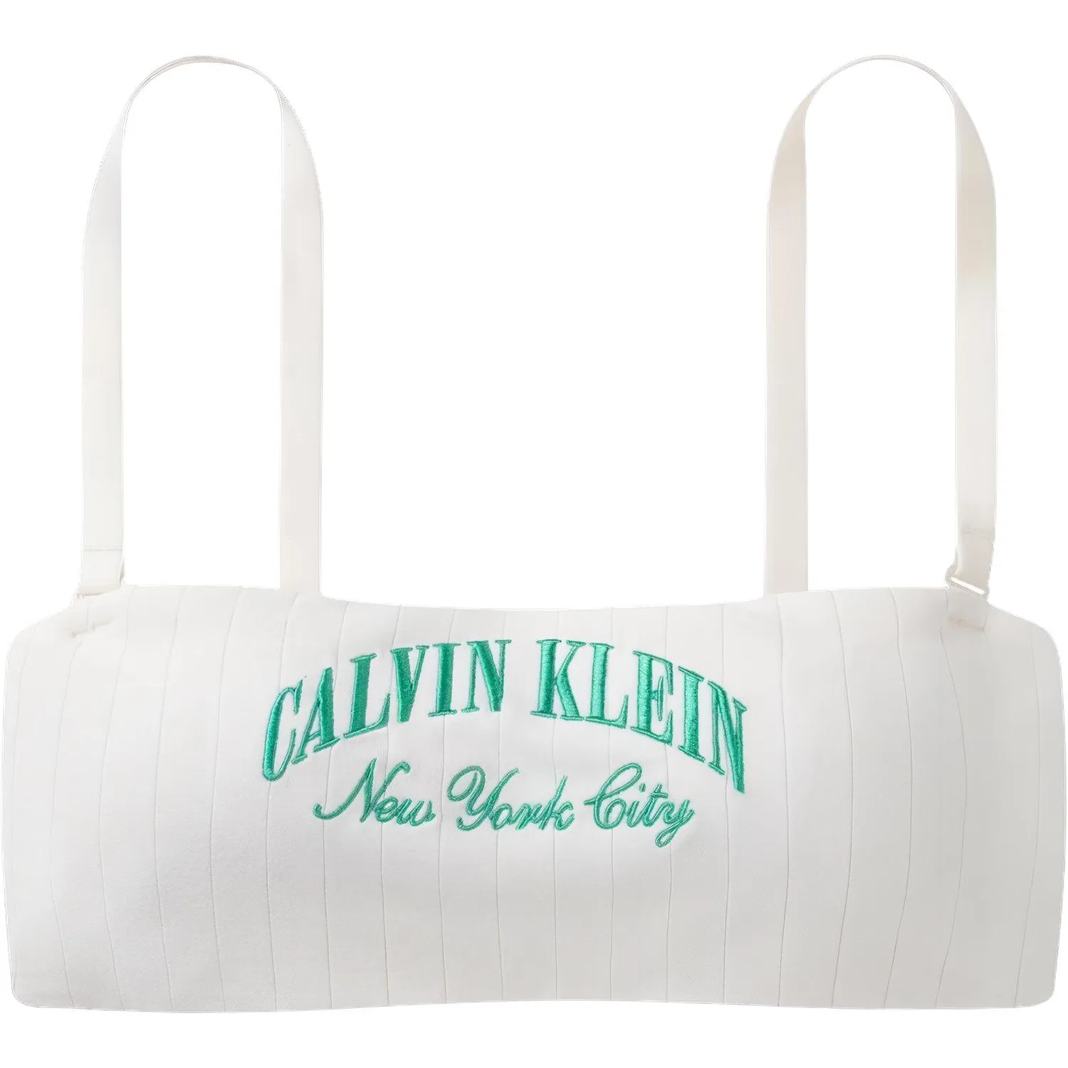 Женский спортивный бюстгальтер Vintage Resistance Band Bra Calvin Klein, Ivory