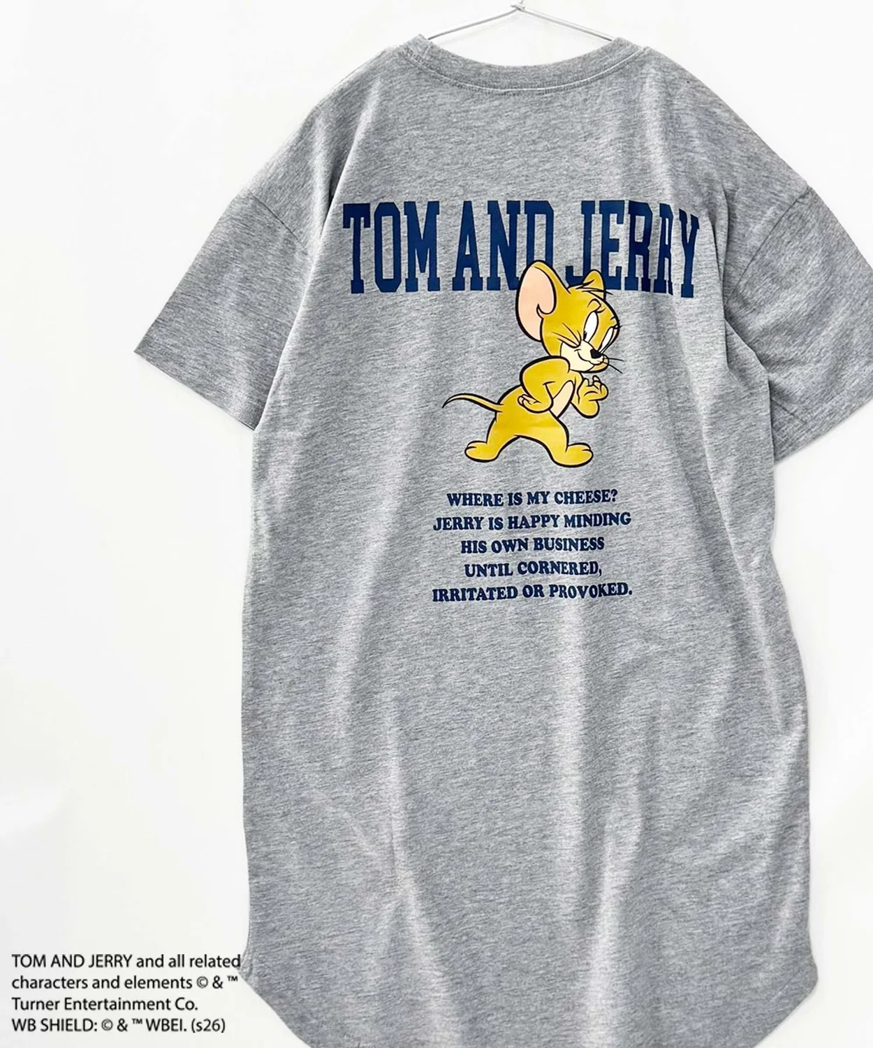 Детское платье для девочек с принтом TOM&JERRY, , Хитер Грей