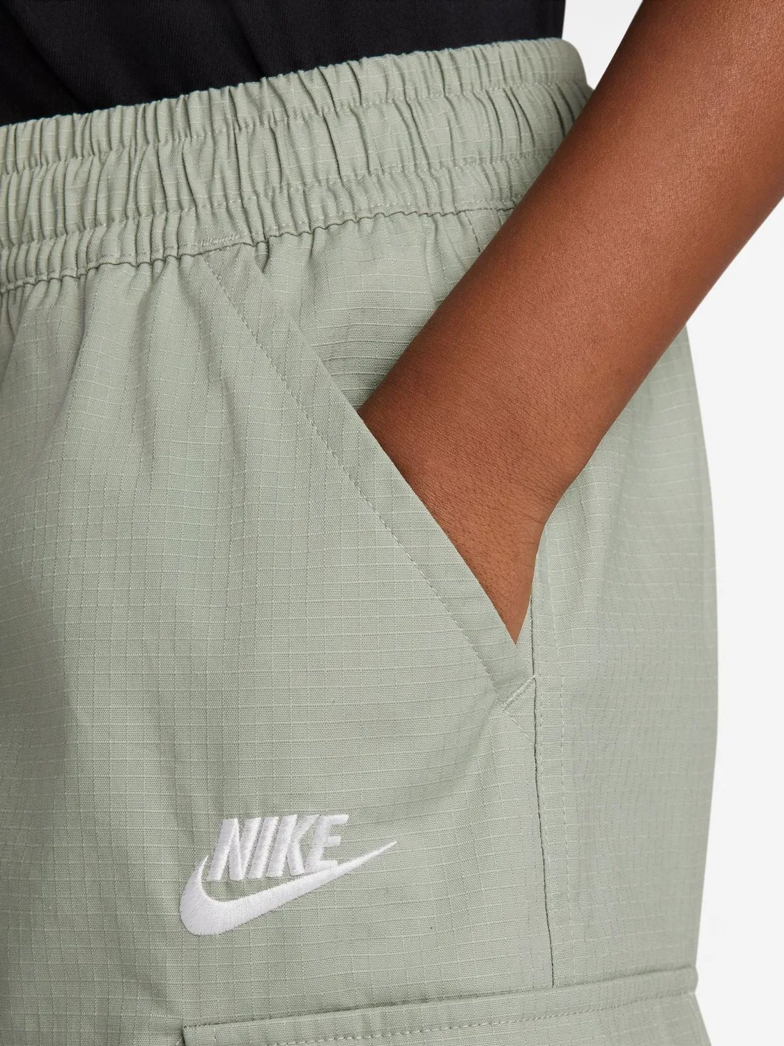 Шорты карго Nike Sportswear Club, цвет Spruce Fog Grey — фото 3