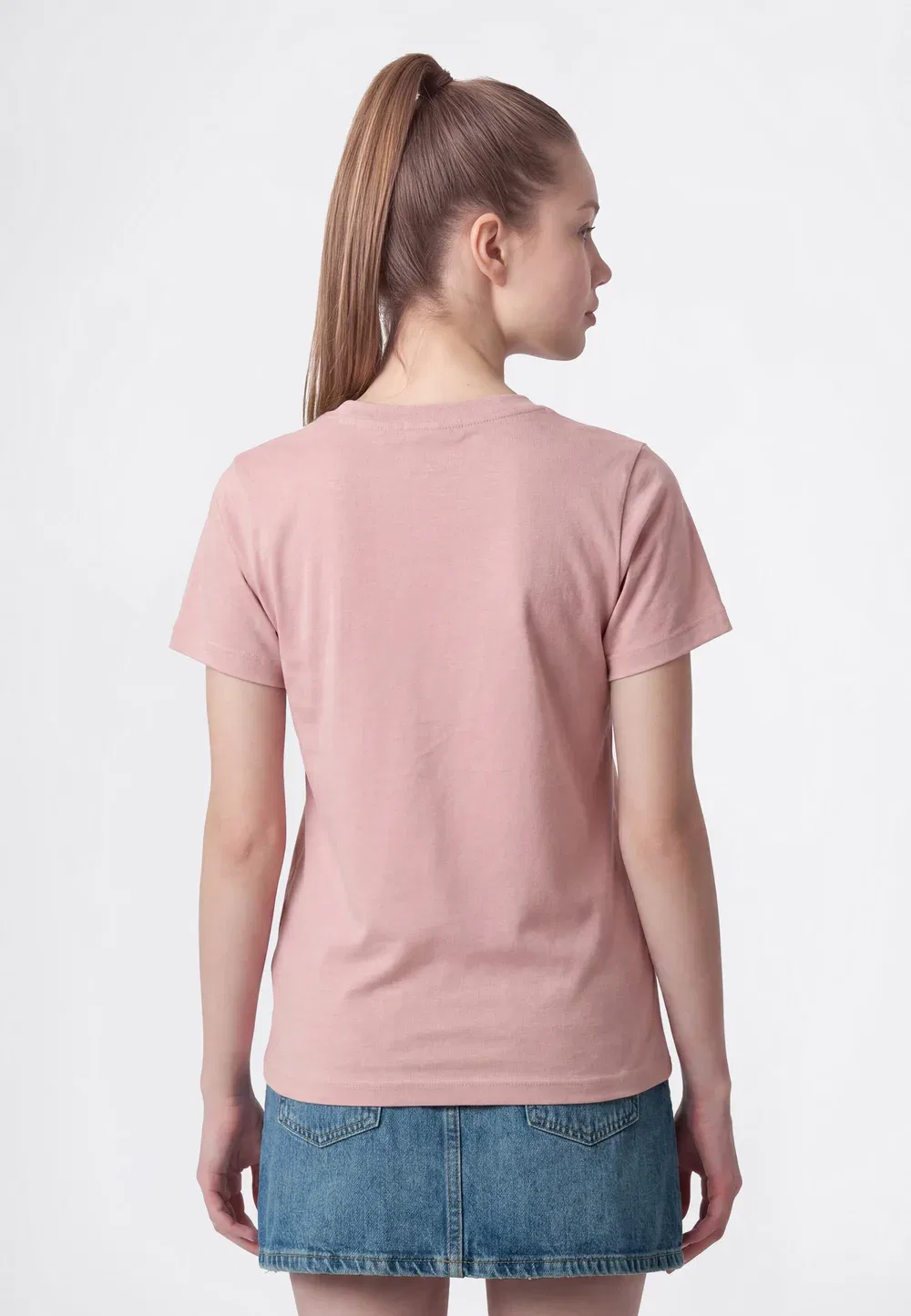 Футболка с принтом Ss tee core heritage Champion, Nude — фото 3