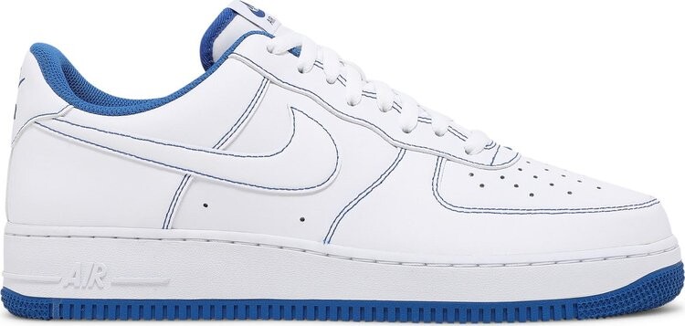 

Кроссовки Nike Air Force 1 '07 'Contrast Stitch - White Game Royal', белый