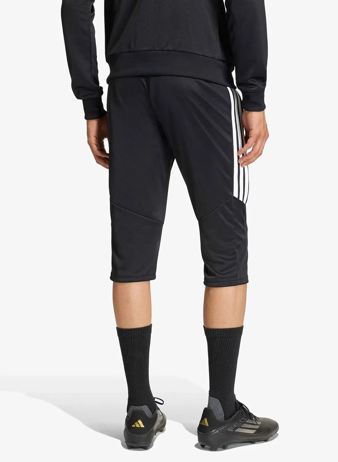 Шорты-тренировочные 3/4 Tiro26 League Adidas, черный — фото 2