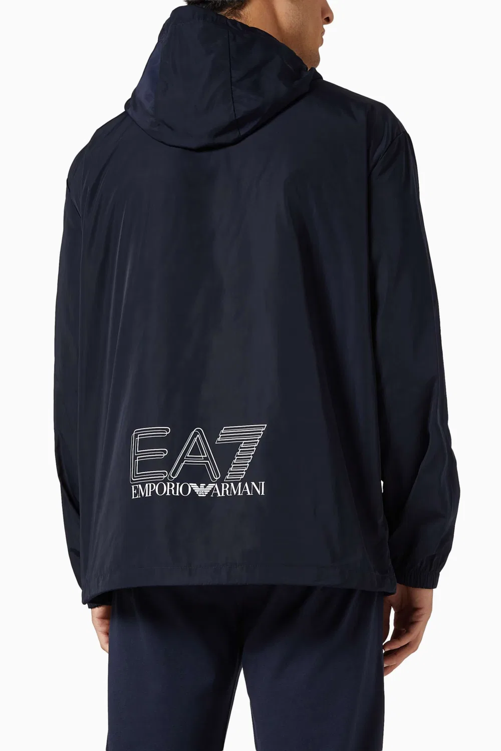 Худи тренировочное на молнии EA7 Visibility Emporio Armani — фото 3