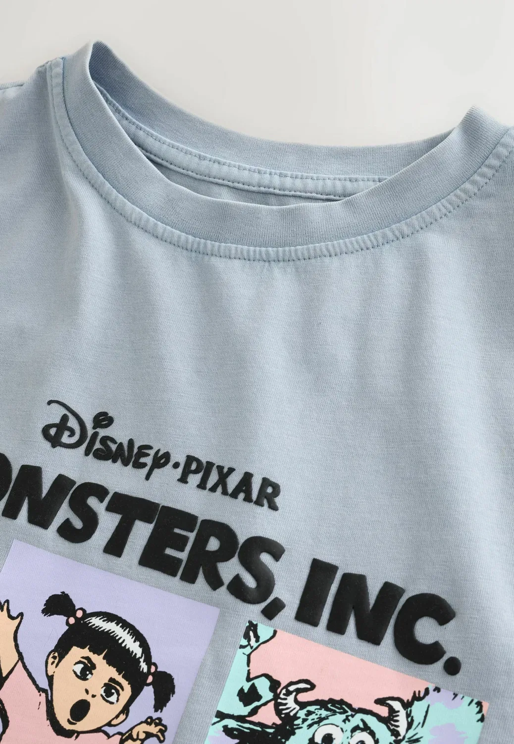 Футболка оверсайз с графическим принтом - футболка с принтом Next, Charcoal Disney Monsters Inc — фото 2