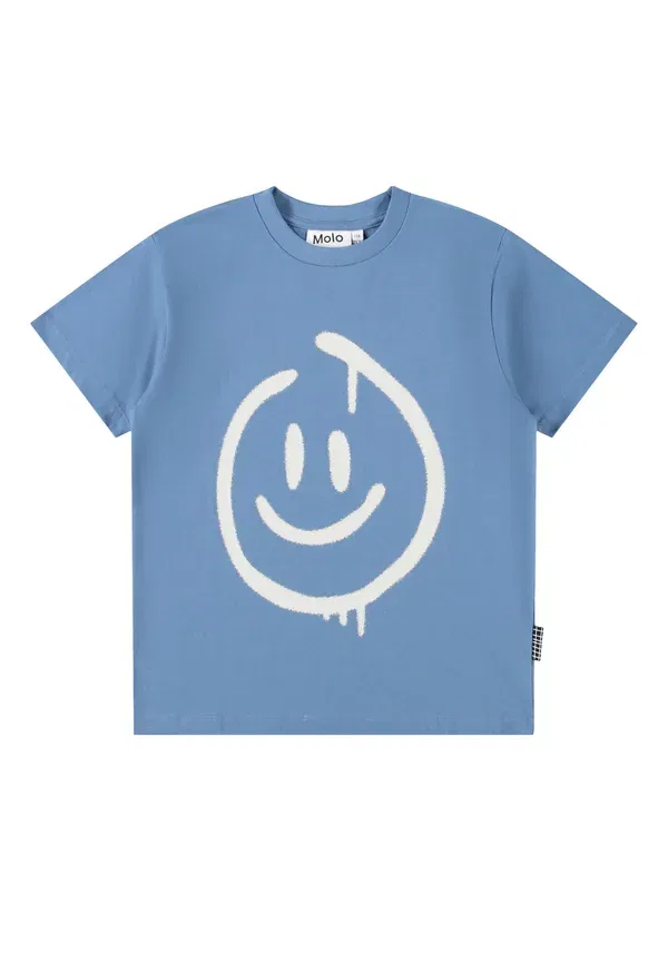 Футболка с принтом Riley short sleeves Molo, Twilight Blue, синий