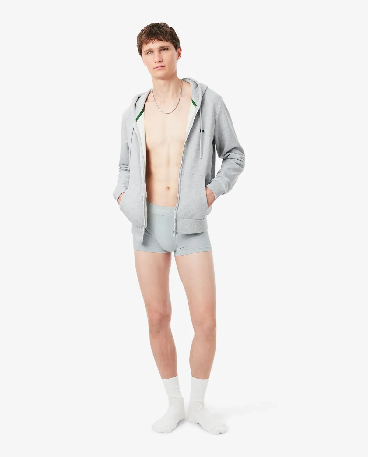 Мужские боксеры Lacoste, комплект из 3 пар, эластичные, Azul — фото 4