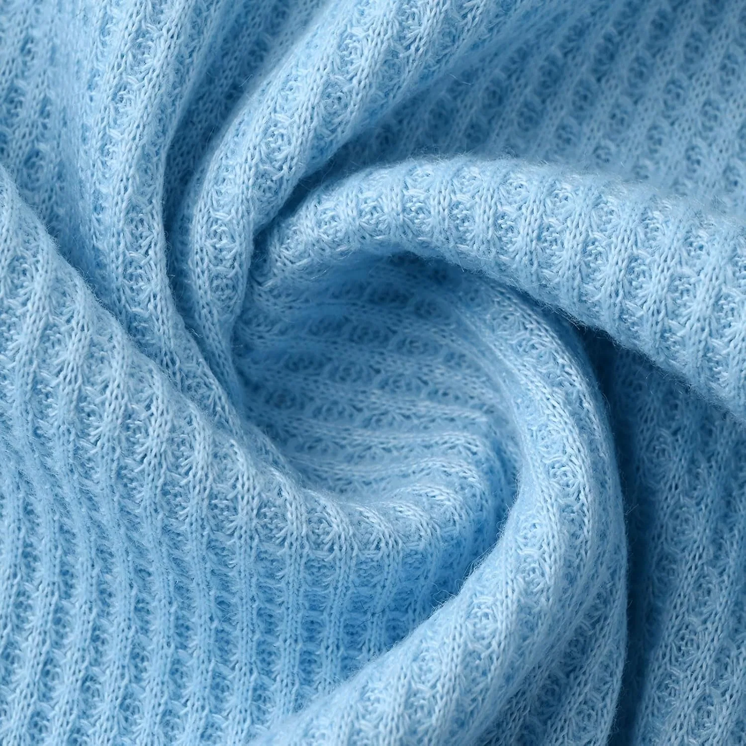 Мужская свободная футболка с воротником-стойкой, патчворк, Light Blue — фото 2