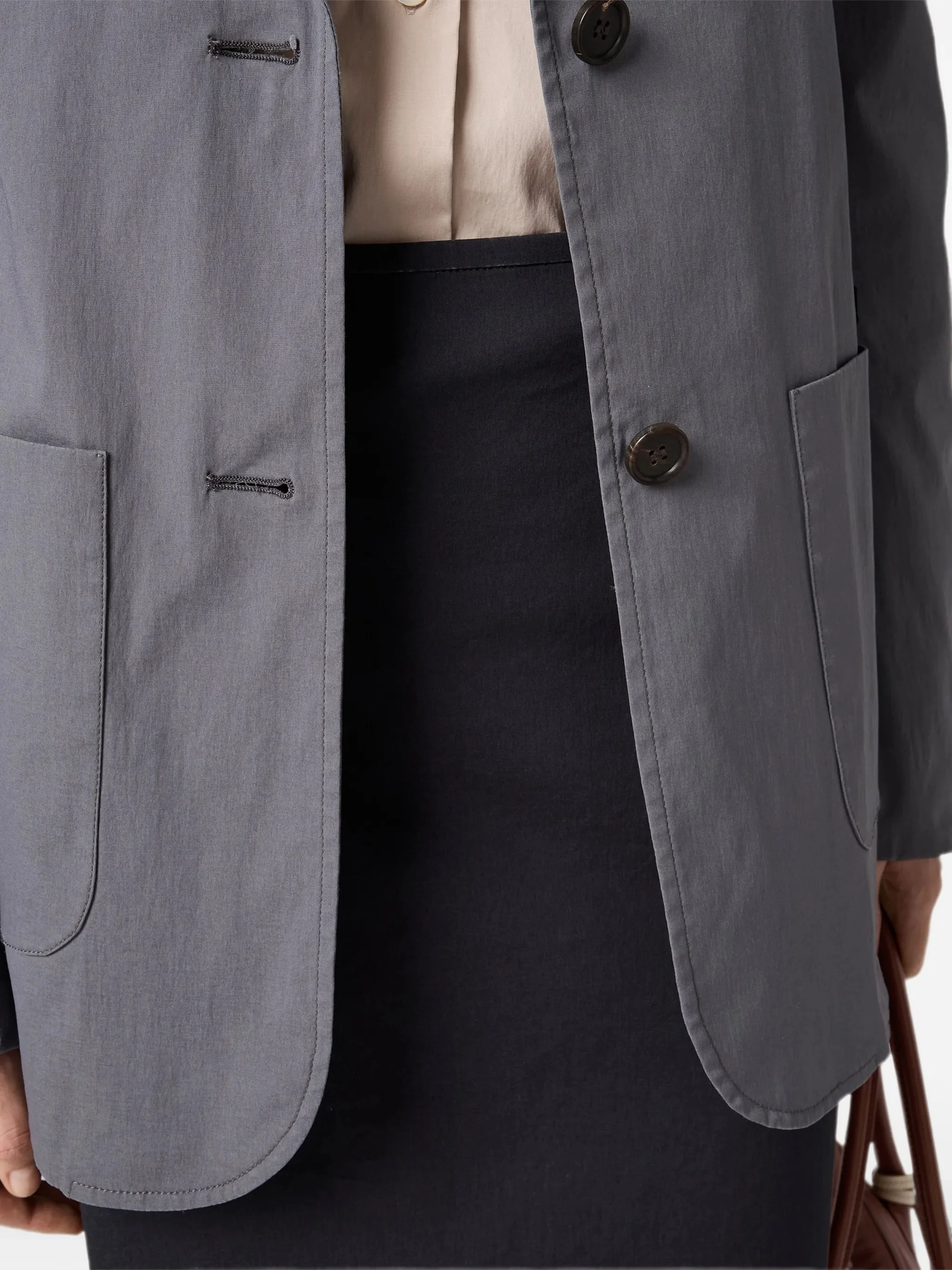 Юбка Miu Miu Stretch Poplin, черный — фото 4