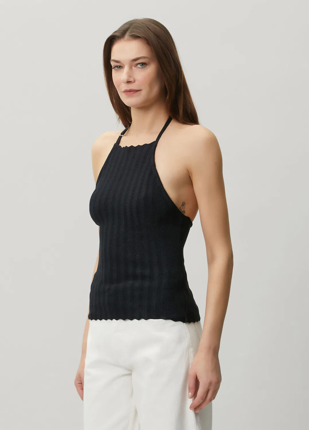Трико Jacquemus La Mille Tablier, lacivert — фото 3