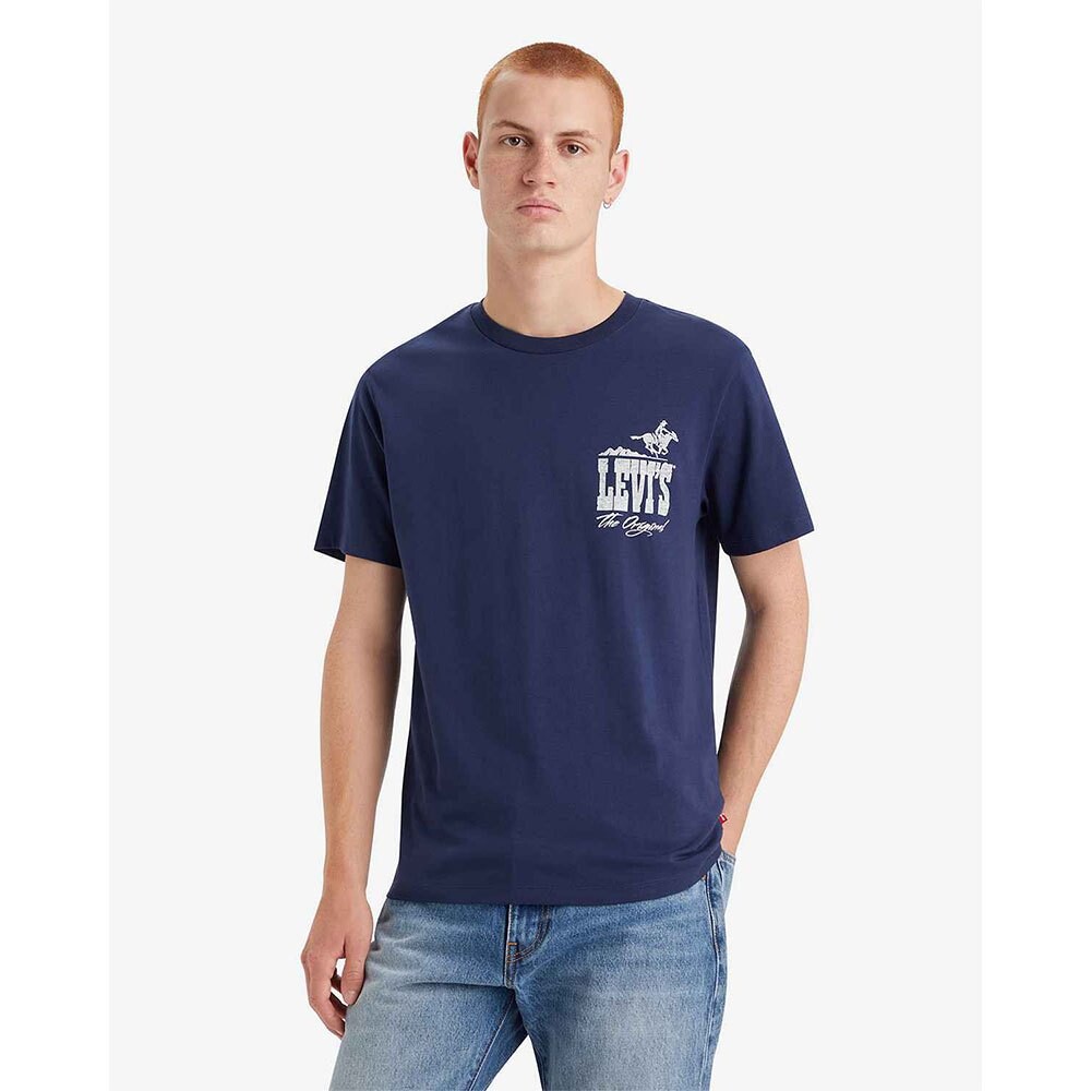 

Футболка Levi's Graphic Short Sleeve Crew Neck, синий