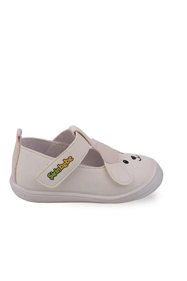 Детские ортопедические туфли с принтом Shoe Basket şrbb 4798 Papuçsepeti, White — фото 3