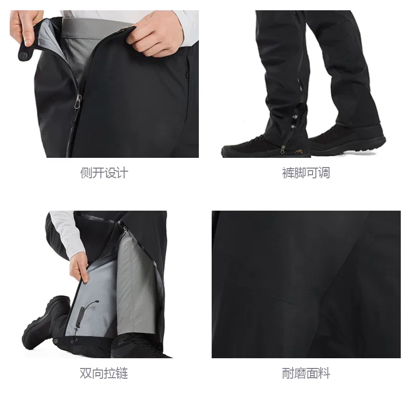 Мужские ветрозащитные брюки BETA Arcteryx, Black Sapphire — фото 4