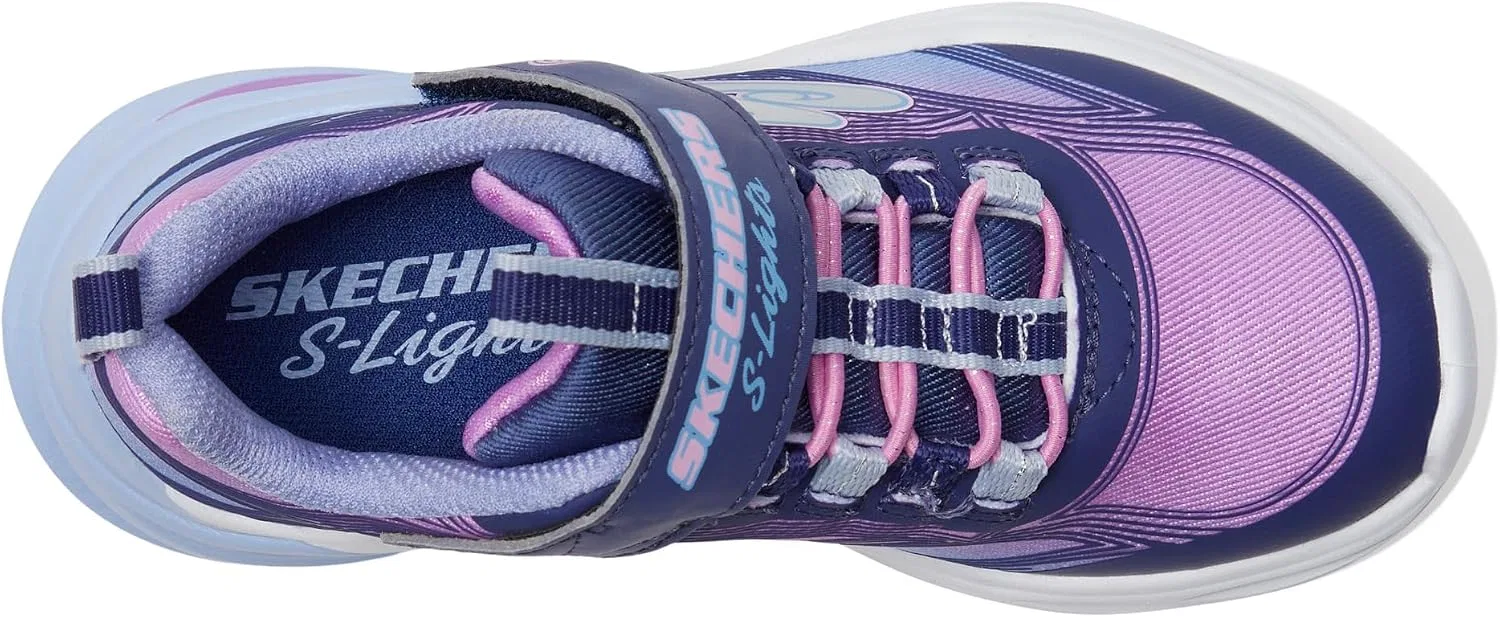 Детские кроссовки для девочек Cosmic Glow Skechers, Navy/Multi — фото 2