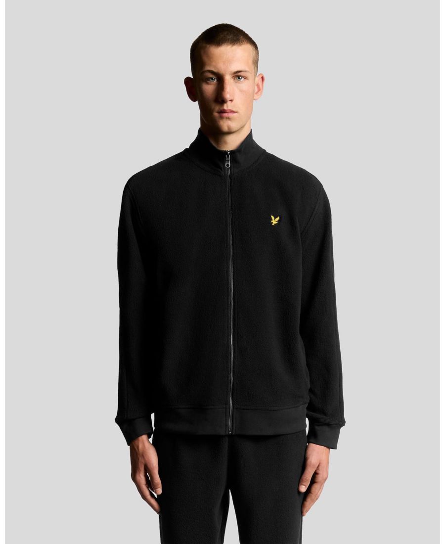 

Мужская спортивная куртка с длинными рукавами из флиса Lyle & Scott, Jet black